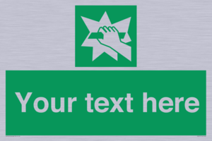 Custom Break Glass Sign